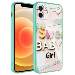 iPhone 11 Kılıf Kamera Korumalı Desenli Sert Silikon Epoksi Kapak