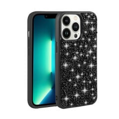 iPhone 12 Pro Max Kılıf Parlak Taşlı Tasarım Linea Kapak kılıf