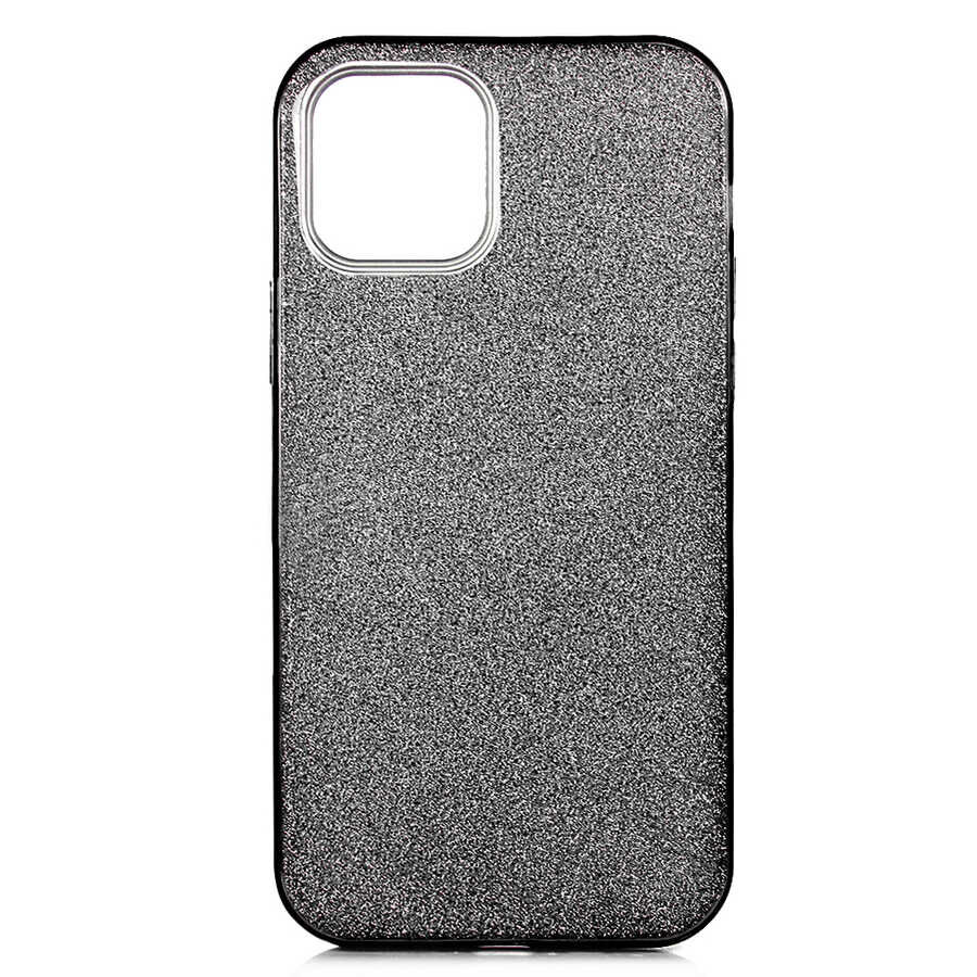 iPhone 12 Mini Kılıf Shining Silikon Siyah