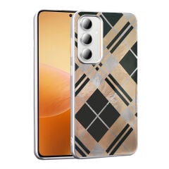 Samsung Galaxy A55 Kılıf Desenli Mep Kapak Geometrik