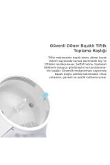 Şarjlı Tüy ve Tiftik Temizleme Makinesi Extra Bıçaklı 708 Beyaz