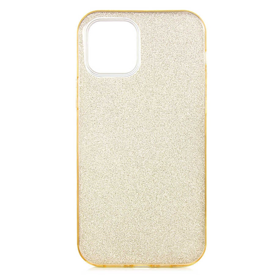iPhone 12 Mini Kılıf Shining Silikon Gold