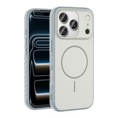 iPhone 17 Pro Kılıf Kılıf Kablosuz Şarj Özellikli Kamera Korumali Tea Kapak