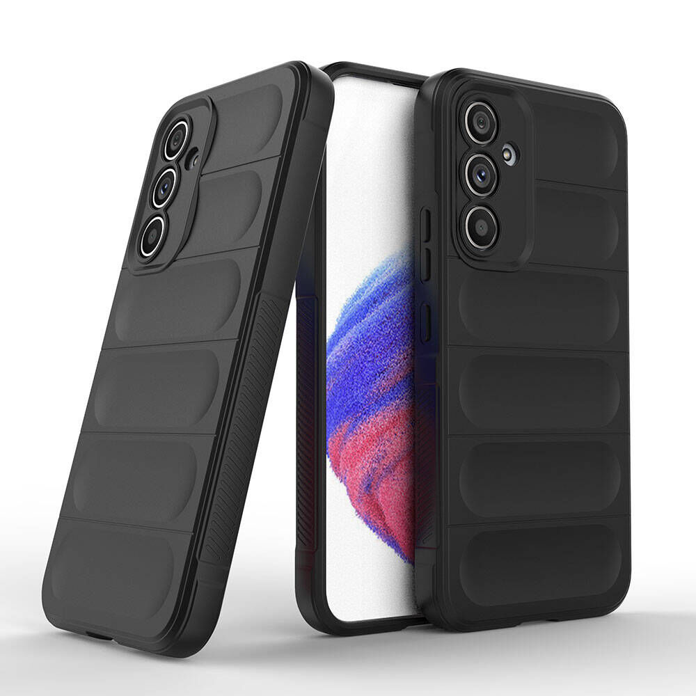 Samsung Galaxy A54 Kılıf Esnek TPU Oyuklu Arka Yüzey Tasarımlı Etnik Silikon Kapak