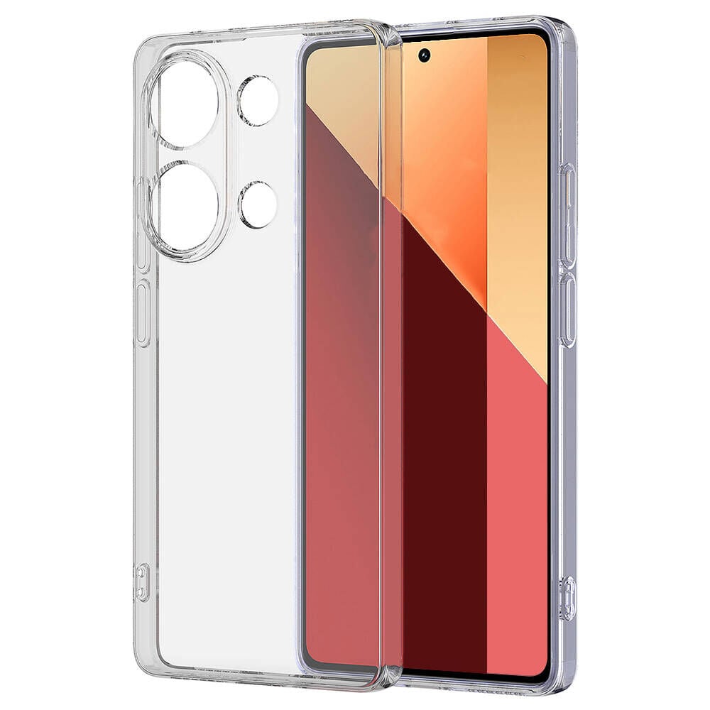 Xiaomi Redmi Note 13 Pro 4G Kılıf Kamera Korumali Süper Silikon Kapak Renksiz