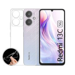 Xiaomi Poco C65 Kılıf Kamera Korumali Süper Silikon Kapak