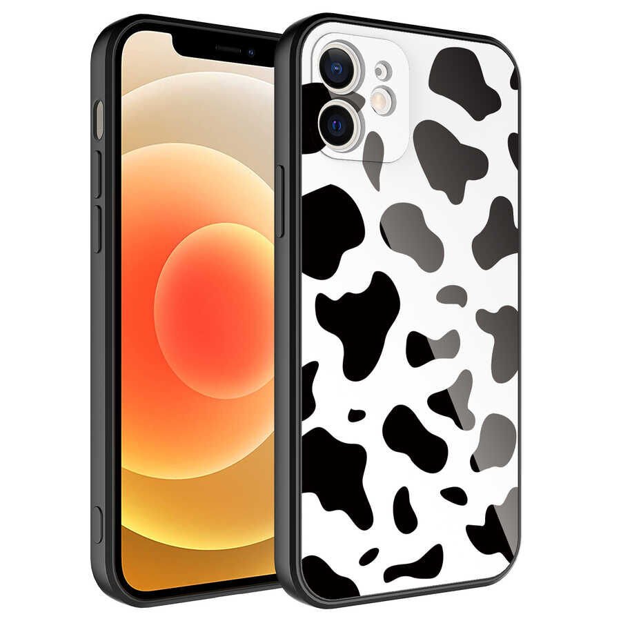 iPhone 11 Kılıf Kamera Korumalı Desenli Sert Silikon Epoksi Kapak NO7