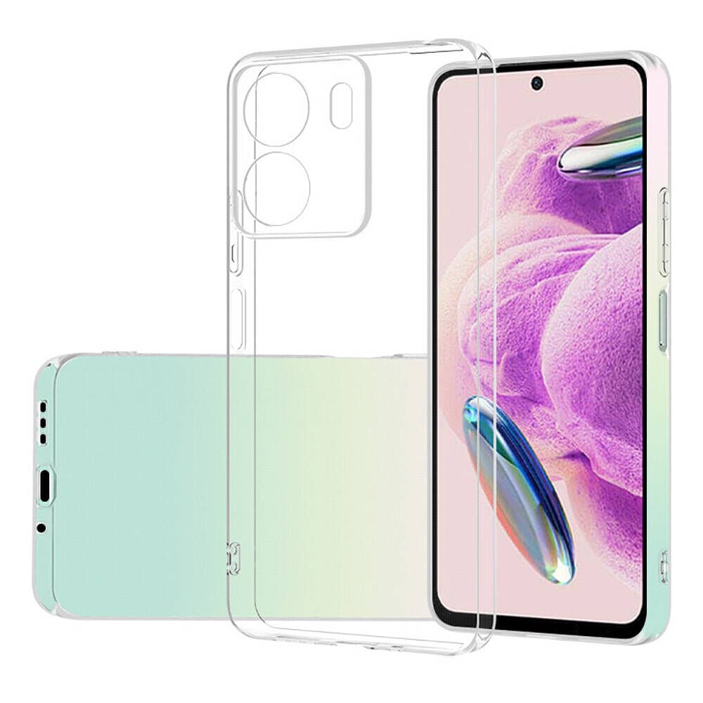 Xiaomi Poco C65 Kılıf Kamera Korumali Süper Silikon Kapak Renksiz