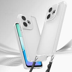 Xiaomi Redmi 13 4G Kılıf Airbagli Takılabilir Askı Aparatlı Snap Silikon Kapak