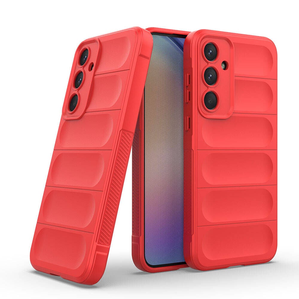 Samsung Galaxy A35 Kılıf Esnek TPU Oyuklu Arka Yüzey Tasarımlı Etnik Silikon Kapak