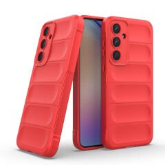 Samsung Galaxy A35 Kılıf Esnek TPU Oyuklu Arka Yüzey Tasarımlı Etnik Silikon Kapak