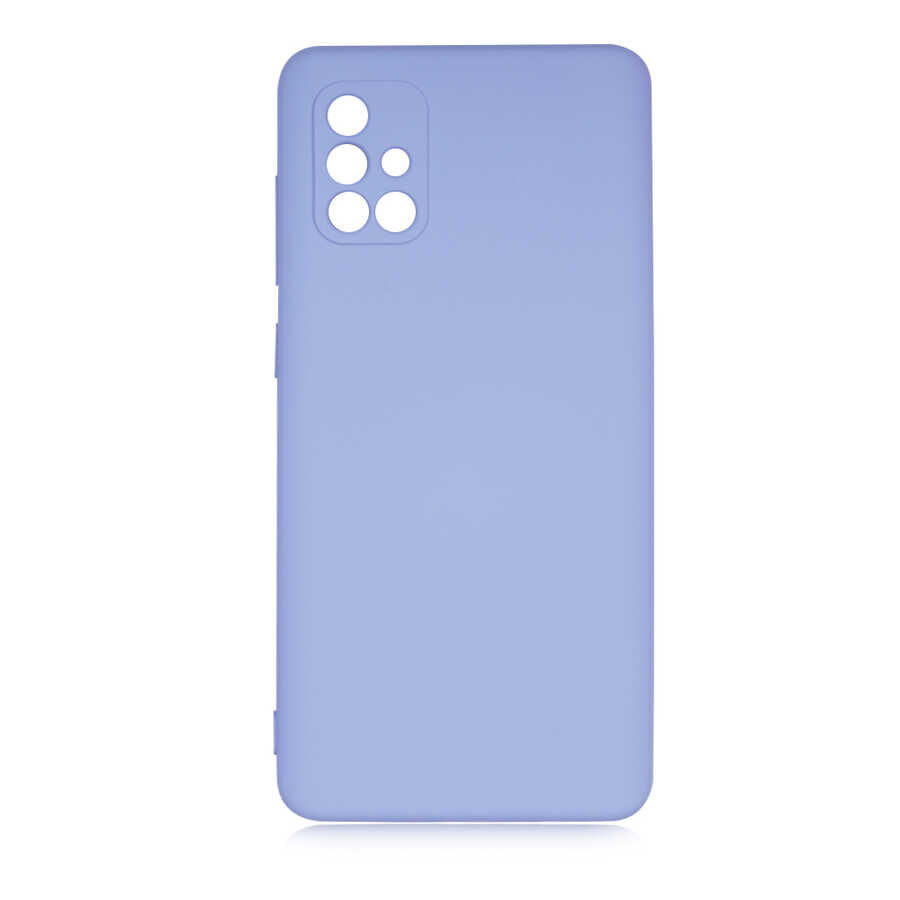Samsung Galaxy A71 Kılıf Kamera Korumali Mara Lansman Kapak Lila