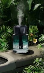 Araç İçi Aroma Difüzörü Hava Nemlendirici Yıldız Tavan Işıklı Şarjlı Oda ve Araba Kokusu Siyah