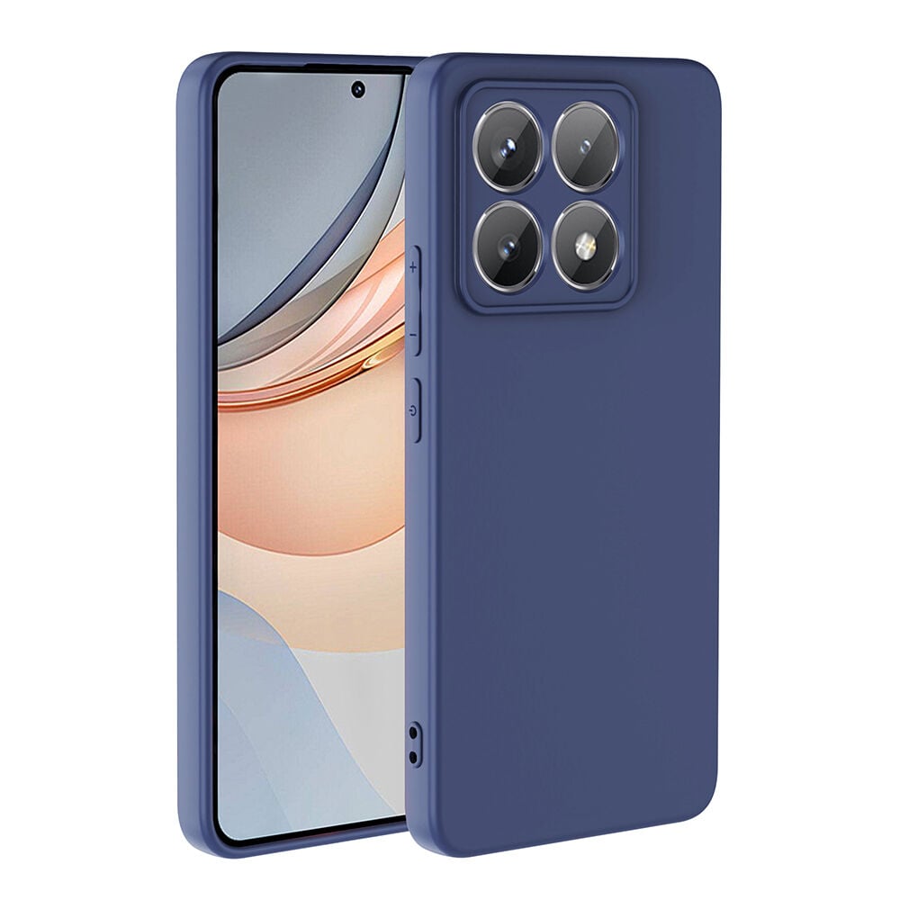 Xiaomi 14T Pro Kılıf Kamera Korumali Mara Lansman Kapak Lacivert