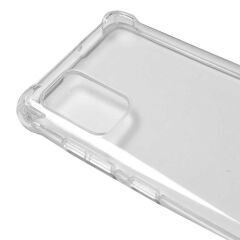 Samsung Galaxy A71 Kılıf Nitro Anti Shock Darbe Emici Köşe Korumalı Şeffaf Silikon Kapak