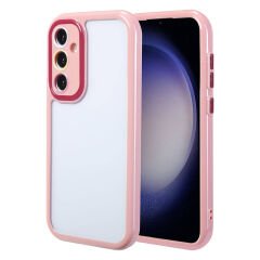 Samsung Galaxy S23 Kılıf Kamera Korumalı Renkli Kenar ve Çerçeve Tasarımlı Vitamin Kapak