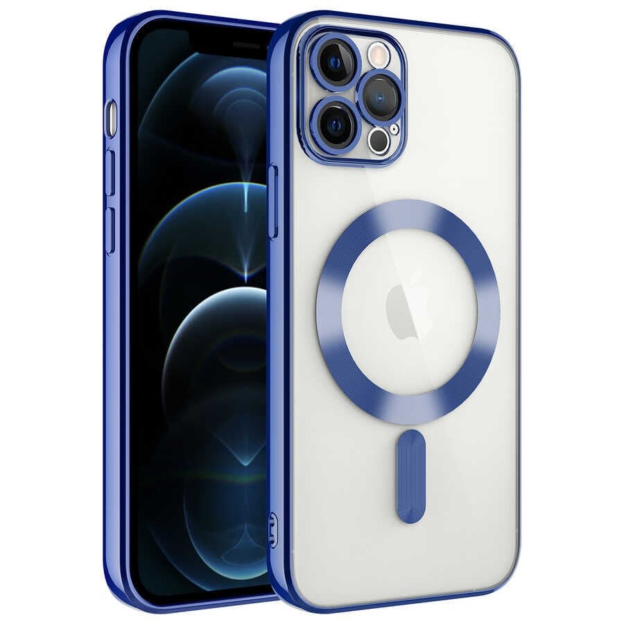 iPhone 12 Pro Max Kılıf Kamera Korumalı Kablosuz Wireless Şarj Özellikli Demre Kapak