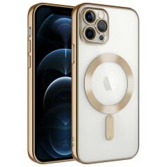 iPhone 12 Pro Max Kılıf Kamera Korumalı Kablosuz Wireless Şarj Özellikli Demre Kapak