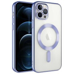 iPhone 12 Pro Max Kılıf Kamera Korumalı Kablosuz Wireless Şarj Özellikli Demre Kapak