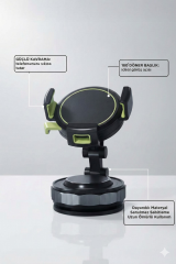 Ultra Güçlü Mıknatıslı Magsafe Uyumlu Çift Fonksiyonlu Akrobat Katlanır Araç İçi Telefon Tutucu Ayna-Cam-Düz Zeminler İçin