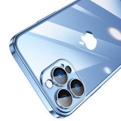 iPhone 14 Pro Max Kılıf Sert PC Renkli Çerçeveli Riksos Kapak