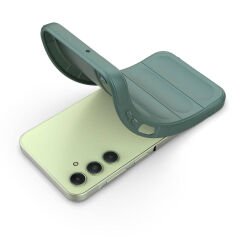 Samsung Galaxy A25 Kılıf Esnek TPU Oyuklu Arka Yüzey Tasarımlı Etnik Silikon Kapak