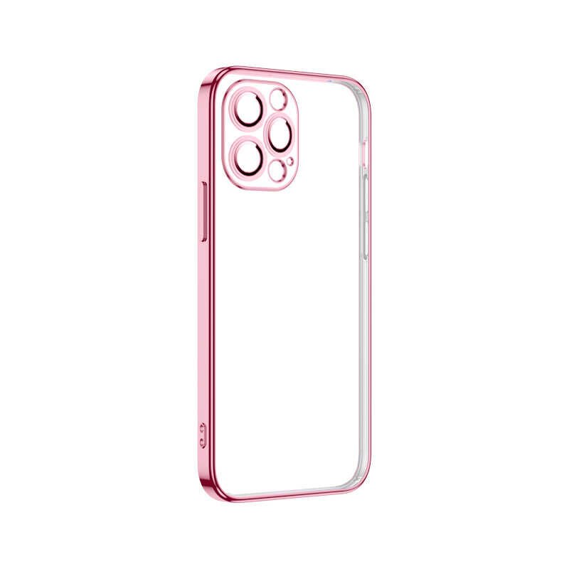 iPhone 13 Pro Max Kılıf Krep Kapak Pembe