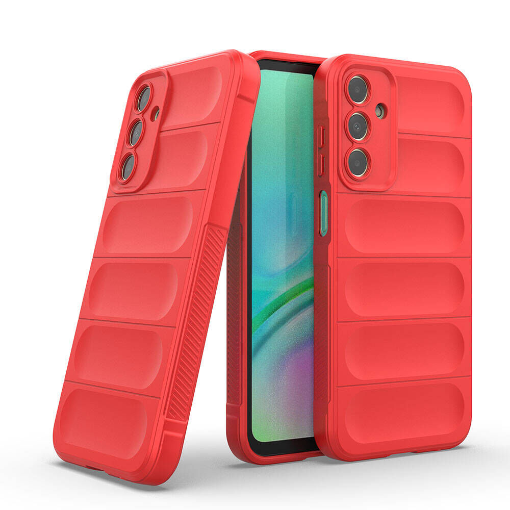 Samsung Galaxy A15 Kılıf Esnek TPU Oyuklu Arka Yüzey Tasarımlı Etnik Silikon Kapak