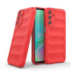 Samsung Galaxy A15 Kılıf Esnek TPU Oyuklu Arka Yüzey Tasarımlı Etnik Silikon Kapak
