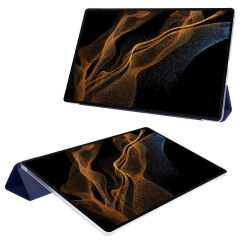 Samsung Galaxy Tab S10 Plus Smart Cover Standlı 1-1 Kılıf Mor