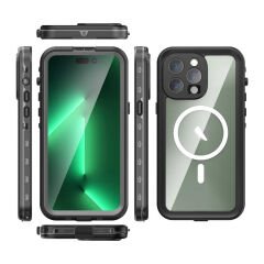 iPhone 14 Pro Max Kılıf 1-1 Su Geçirmez Kılıf Siyah