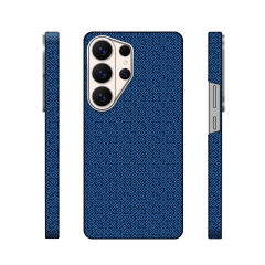 Samsung Galaxy S26 Ultra Kılıf M-Safe Şarj Özellikli Premium Paris Vax Sert PC Kapak Lacivert