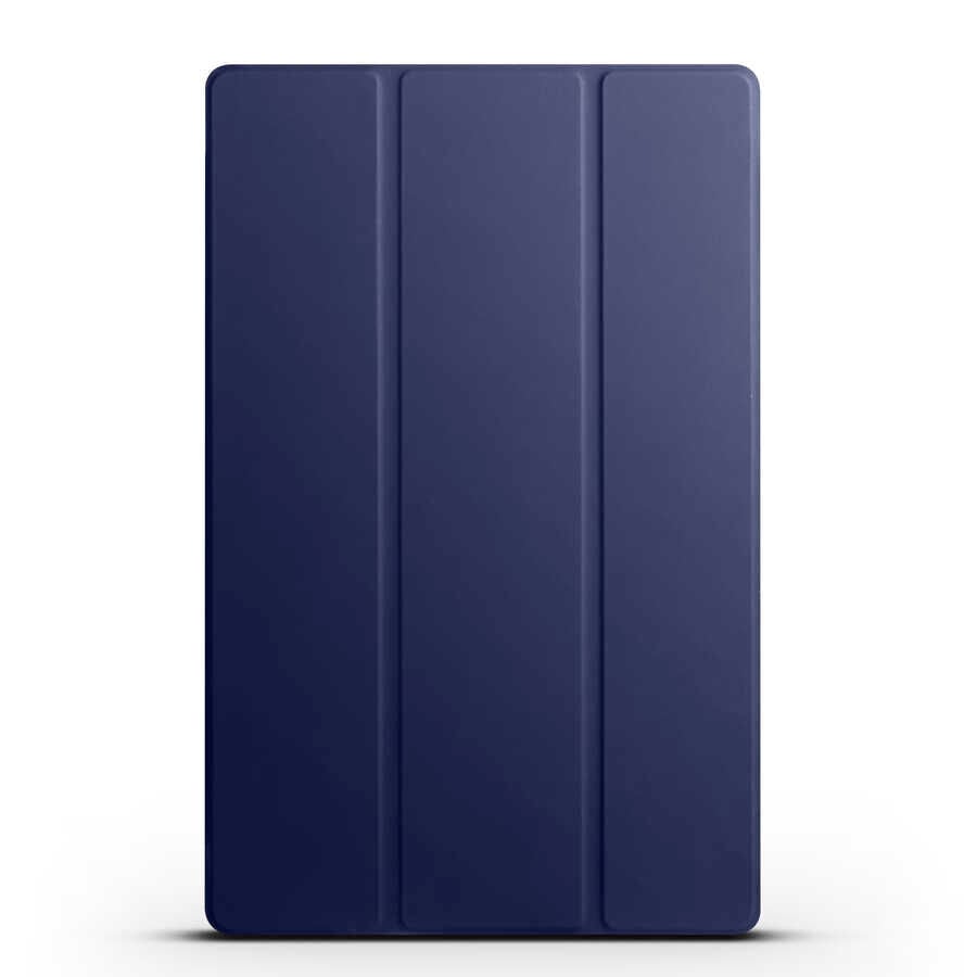 Samsung Galaxy Tab S10 Plus Smart Cover Standlı 1-1 Kılıf Lacivert