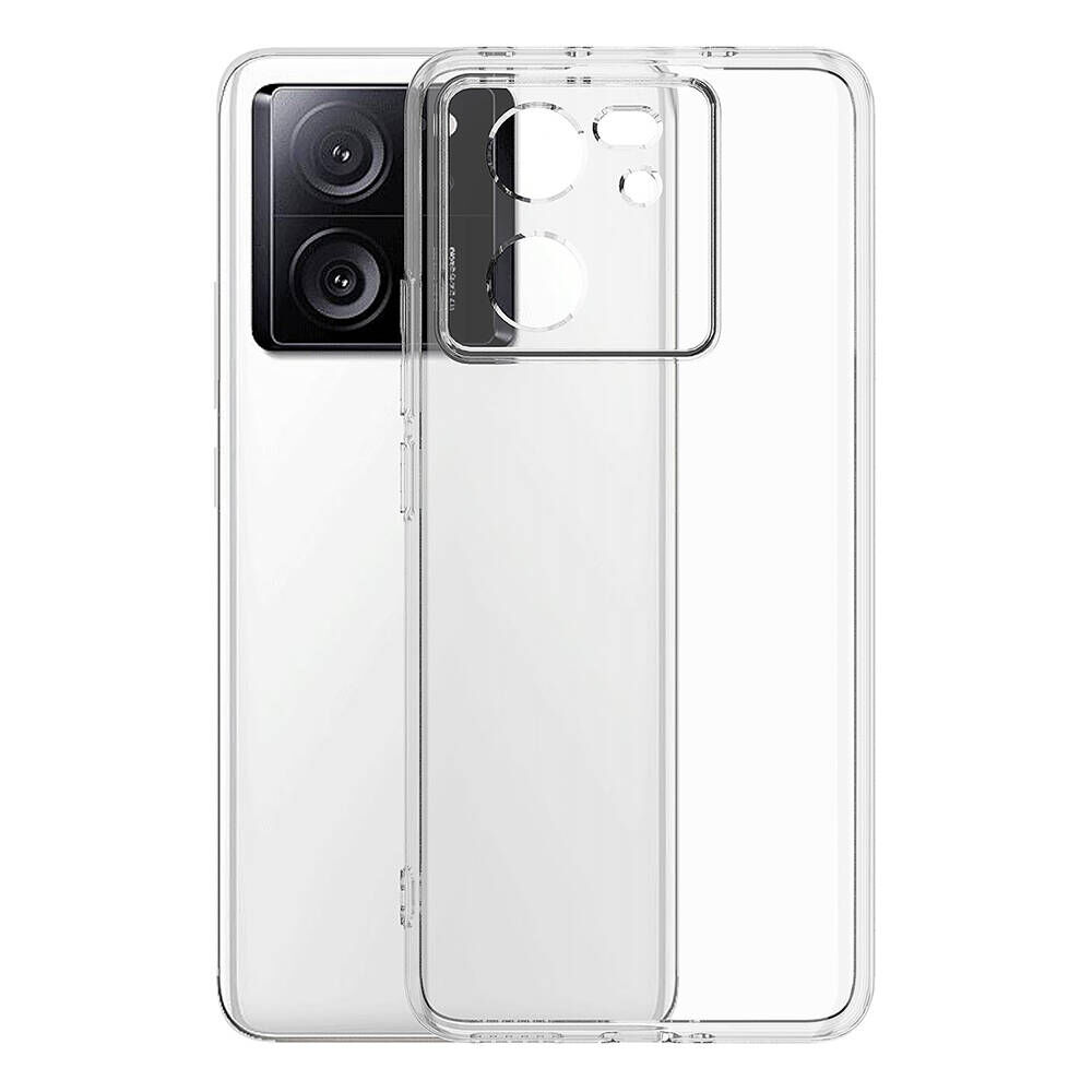 Xiaomi Mi 13T Kılıf Kamera Korumali Süper Silikon Kapak Renksiz