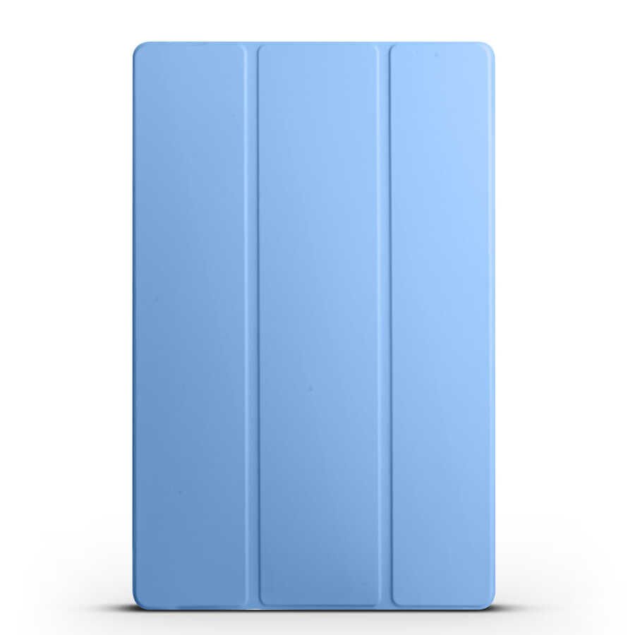Samsung Galaxy Tab S10 Plus Smart Cover Standlı 1-1 Kılıf Mavi