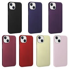 iPhone 15 Kılıf Premier Silikon Kapak Mürdüm