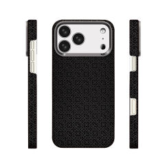iPhone 17 Pro Max Kılıf M-Safe Şarj Özellikli Premium Paris Vax Sert PC Kapak