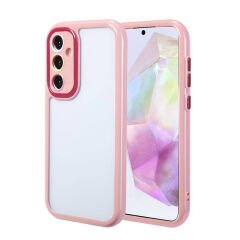 Samsung Galaxy A35 Kılıf Kamera Korumalı Renkli Kenar ve Çerçeve Tasarımlı Vitamin Kapak