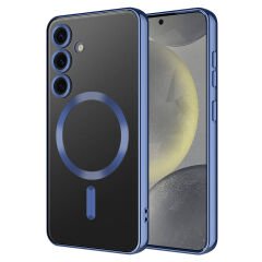 Samsung Galaxy S24 Plus Kılıf Kamera Korumalı Kablosuz Wireless Şarj Özellikli Demre Kapak