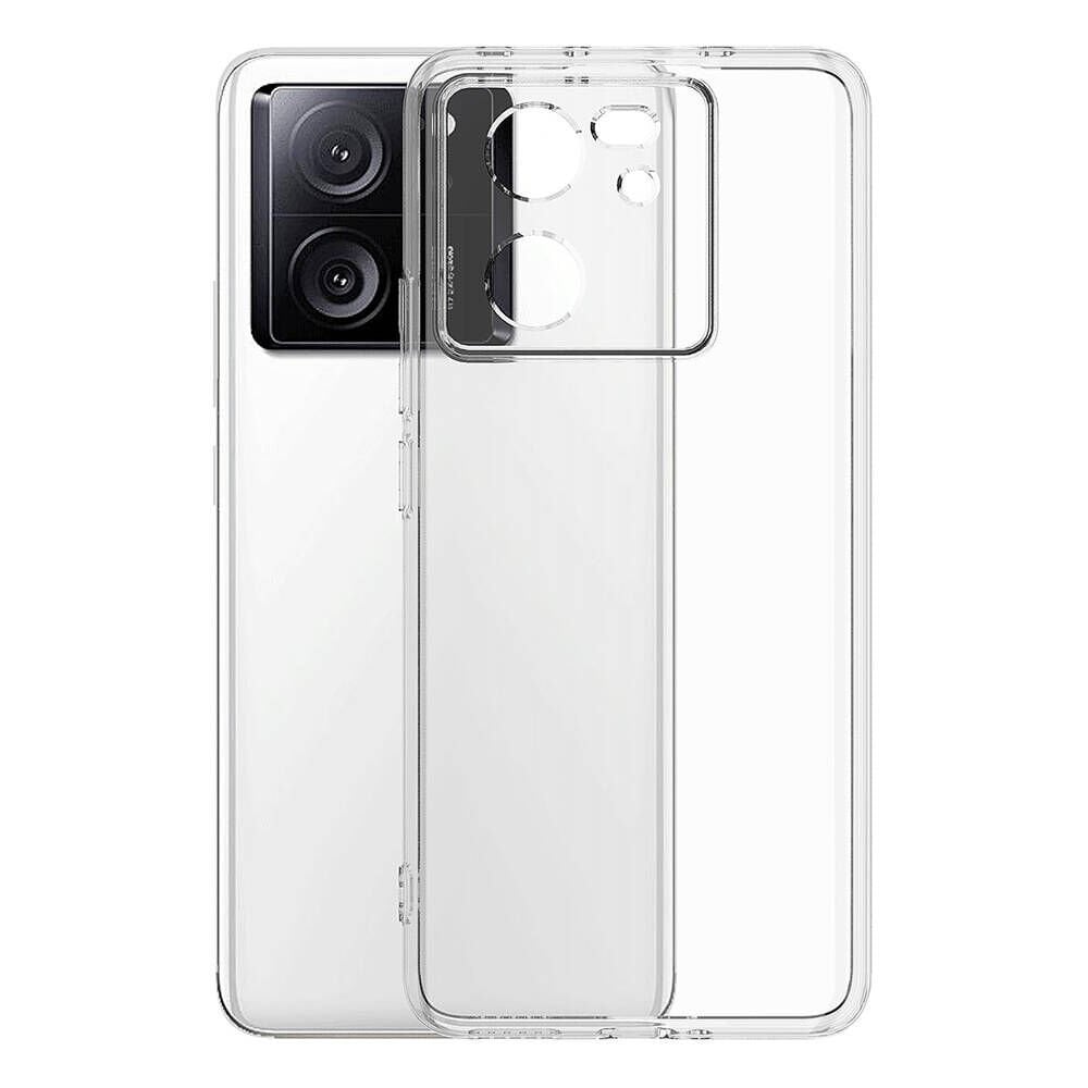 Xiaomi Mi 13T Pro Kılıf Kamera Korumali Süper Silikon Kapak Renksiz