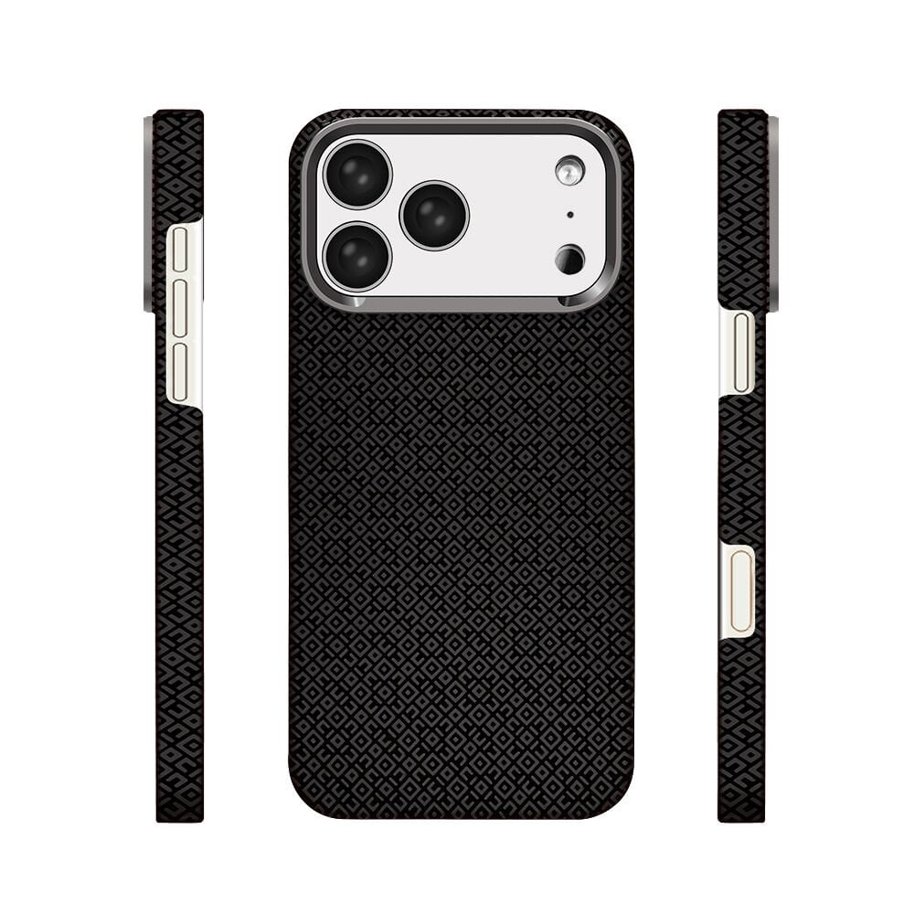 iPhone 17 Pro Max Kılıf M-Safe Şarj Özellikli Premium Paris Vax Sert PC Kapak Siyah