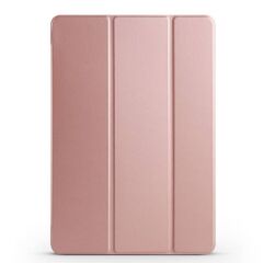 Samsung Galaxy Tab S10 Plus Smart Cover Standlı 1-1 Kılıf Rose Gold