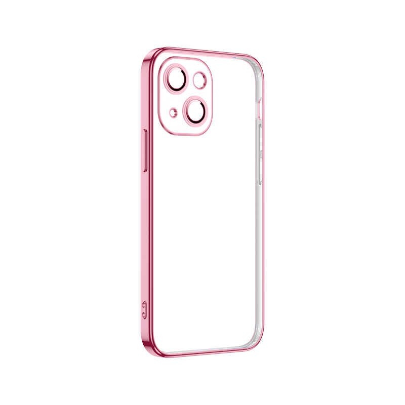 iPhone 13 Mini Kılıf Krep Kapak Pembe