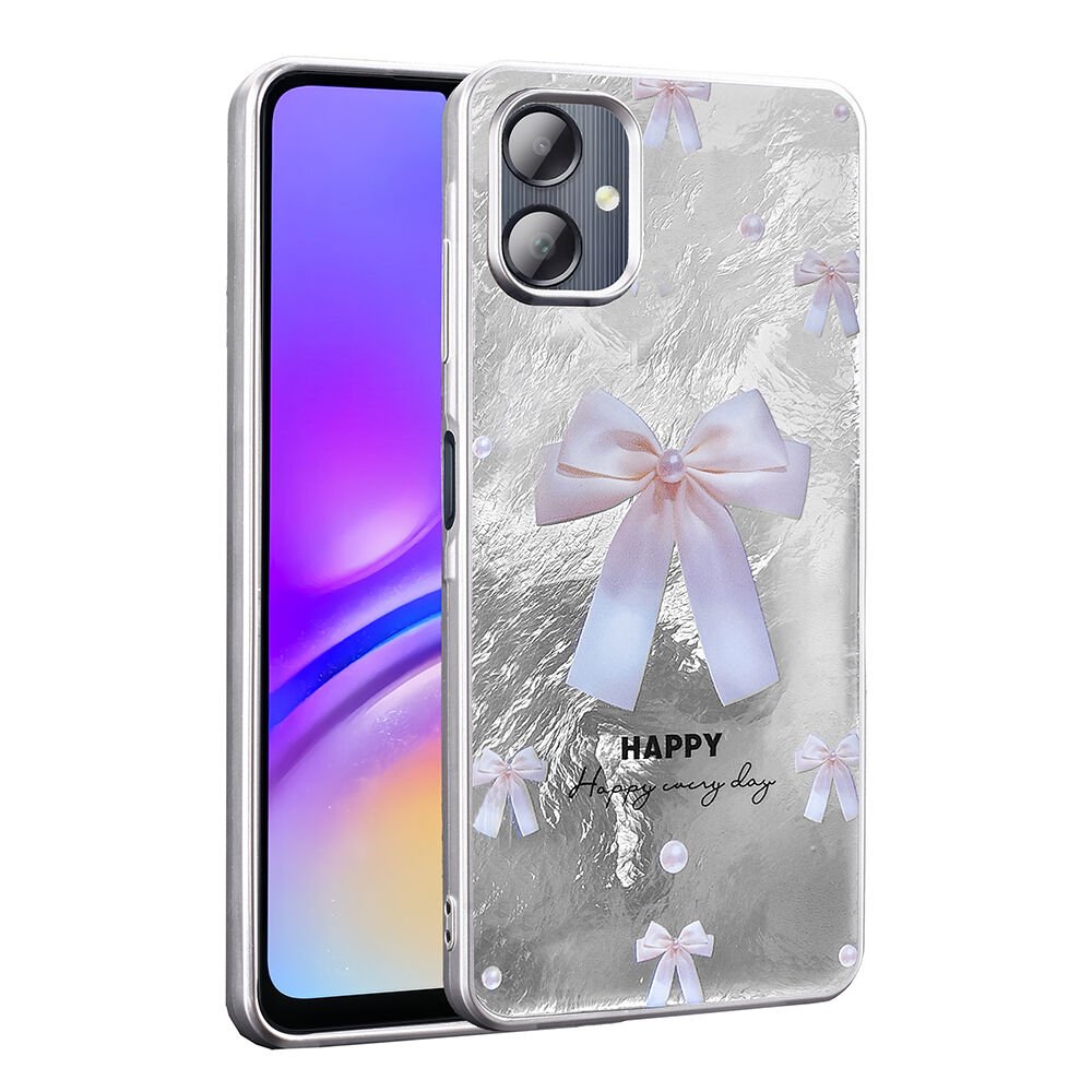 Samsung Galaxy A06 Kılıf Desenli Mep Kapak İncili Fiyonk