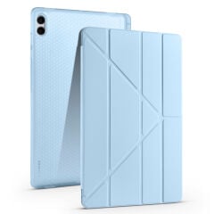 Samsung Galaxy Tab S11 Ultra Uyumlu Kılıf Tri Folding Kalem Bölmeli Standlı Kılıf