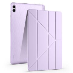 Samsung Galaxy Tab S11 Ultra Uyumlu Kılıf Tri Folding Kalem Bölmeli Standlı Kılıf
