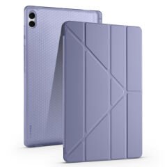 Samsung Galaxy Tab S11 Ultra Uyumlu Kılıf Tri Folding Kalem Bölmeli Standlı Kılıf