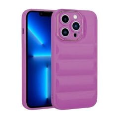 iPhone 12 Pro Max Kılıf Kamera Korumalı Parlak Airbag'li Galya Kapak