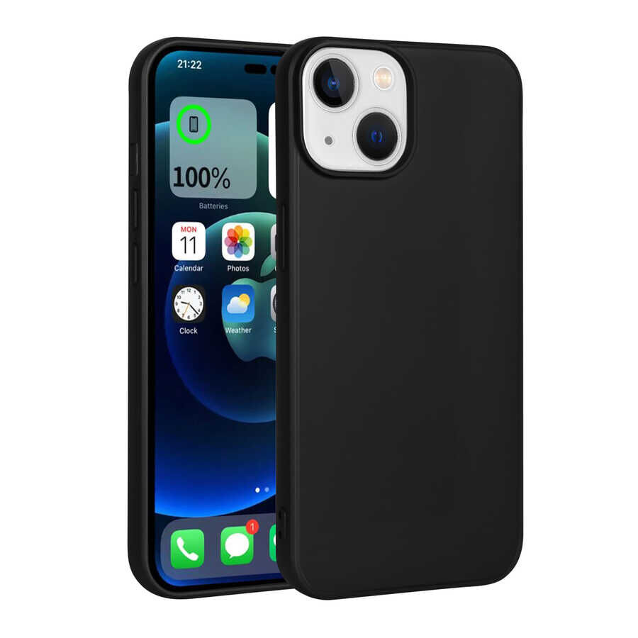 iPhone 14 Kılıf Premier Silikon Kapak Siyah