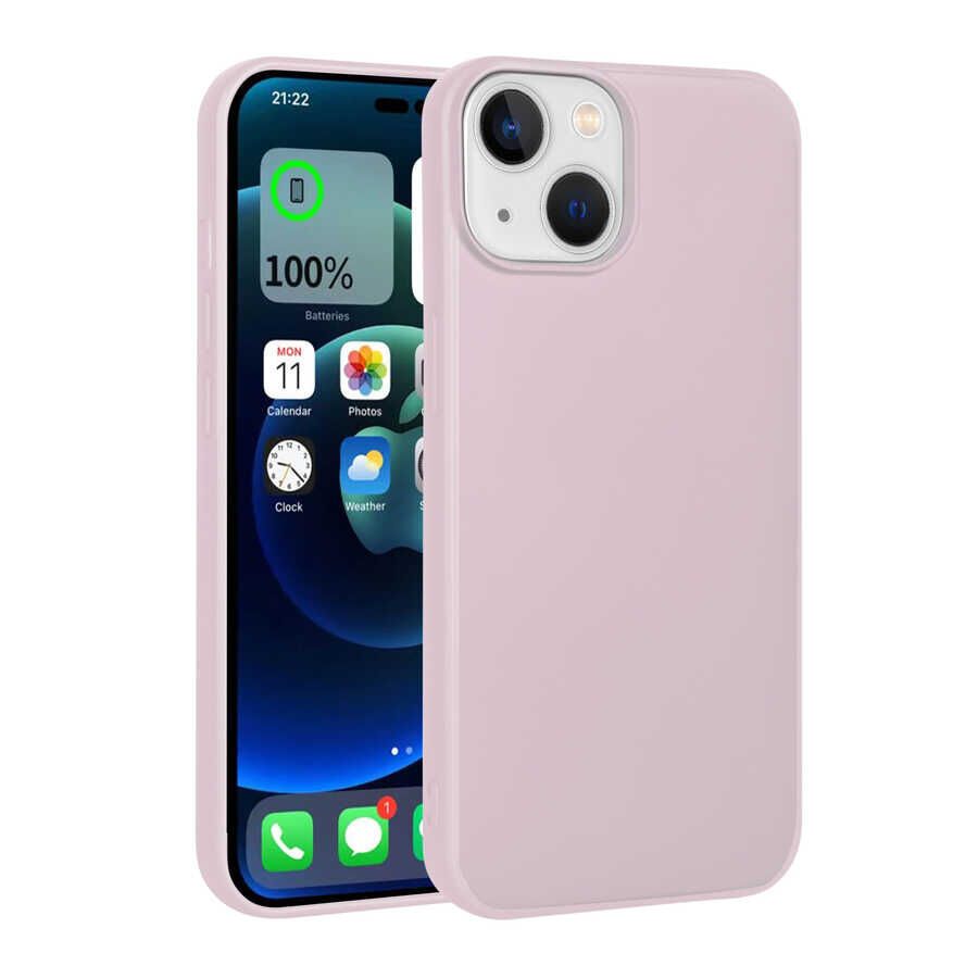 iPhone 14 Kılıf Premier Silikon Kapak Rose Gold